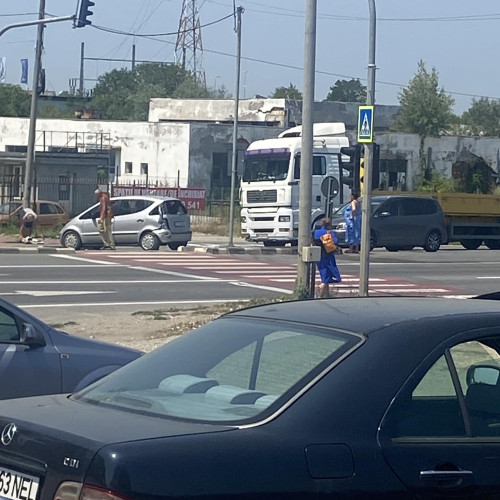 Accident rutier la Gara Zalău: Trafic perturbat