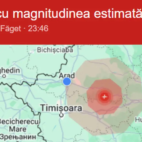 Cutremur de 4,7 grade în județul Arad, resimțit în Salaj