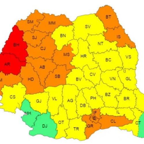 Meteorologii prelungesc codul portocaliu de caniculă în mai multe județe