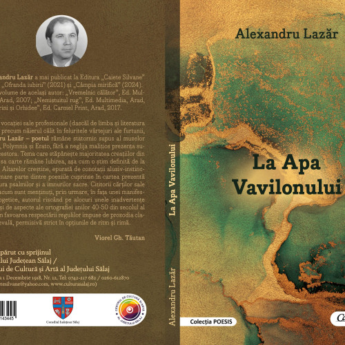 A apărut noul volum de poezii &quot;La Apa Vavilonului&quot; de Alexandru Lazar