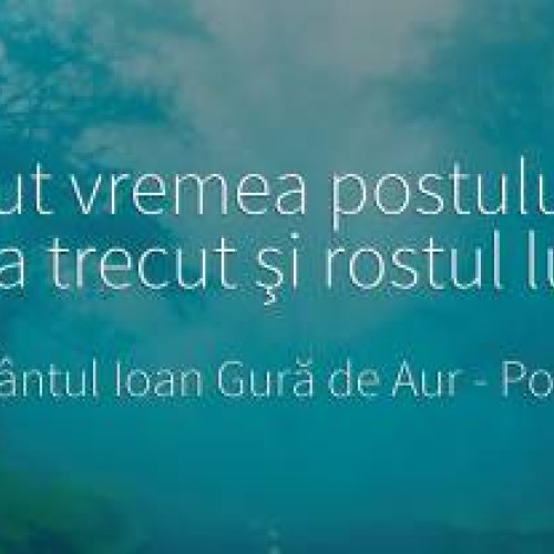 Începe Postul Nașterii Domnului