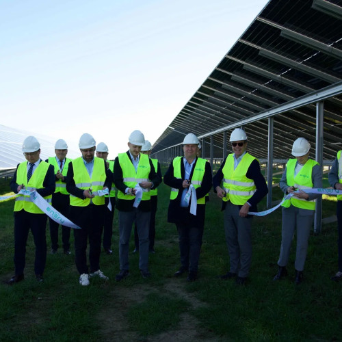 Inaugurarea celui mai mare parc fotovoltaic Enery, la Sarmasag