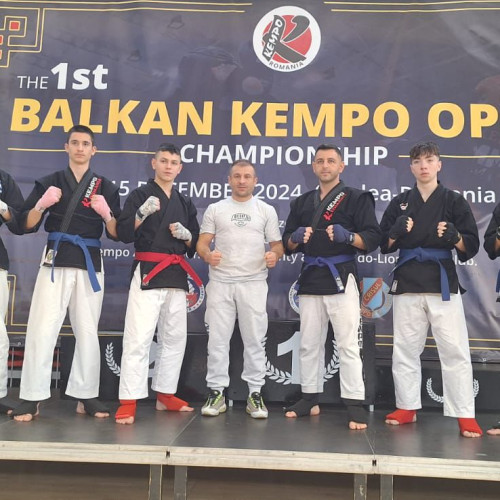 Sportivii din Zalău, performanțe remarcabile la Campionatul Balcanic de Kempo