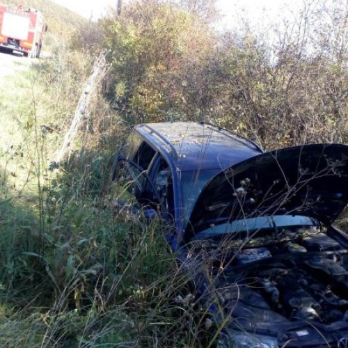 Accident rutier între Bulgari și Dobrin: doi pasageri răniți