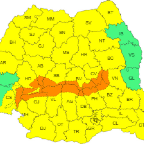 Avertizare de vânt puternic în Sălaj