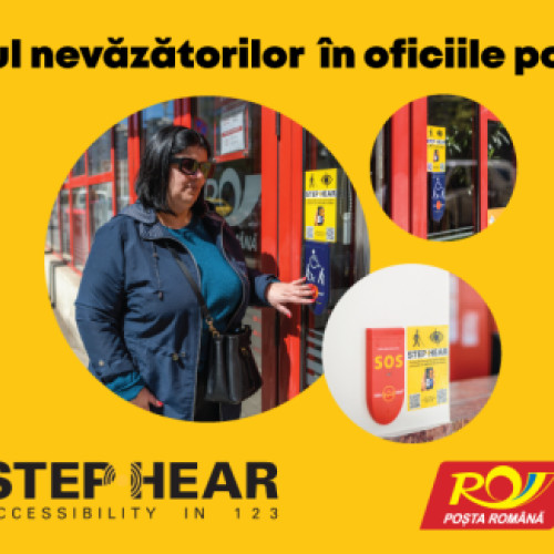 O aplicație pentru nevăzători în 46 de oficii poștale din țară