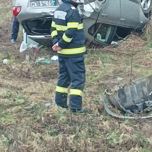 Accident tragic pe DN 1 H, o femeie transportată la spital