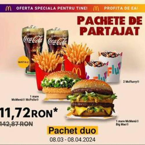 AVERTIZARE DE FRAUDĂ! Ofertă falsă cu McDonald’s România