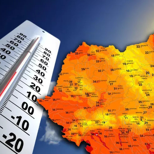 Salaj: Avertizare de temperaturi ridicate pentru zilele urmatoare