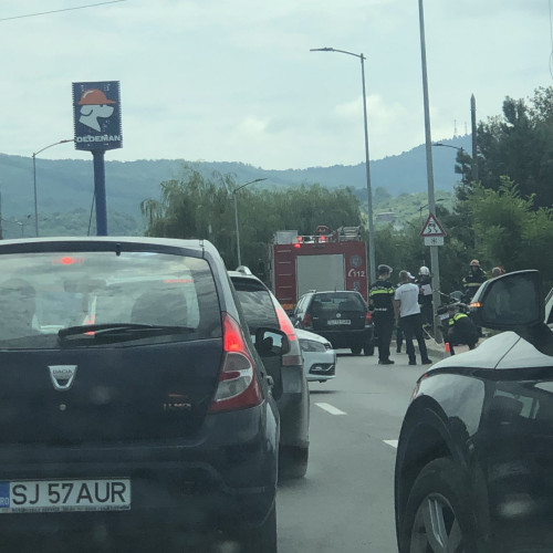 Accident rutier în zona Dedeman din municipiu