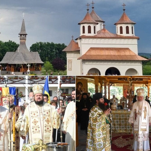 Slujbă de tarnosire la Mănăstirea Bobota în județul Sălaj