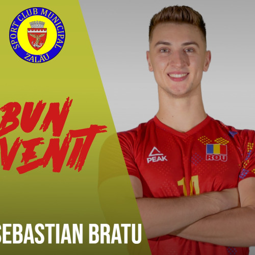 Sebastian Bratu se alătură echipei de volei a SCM Zalău